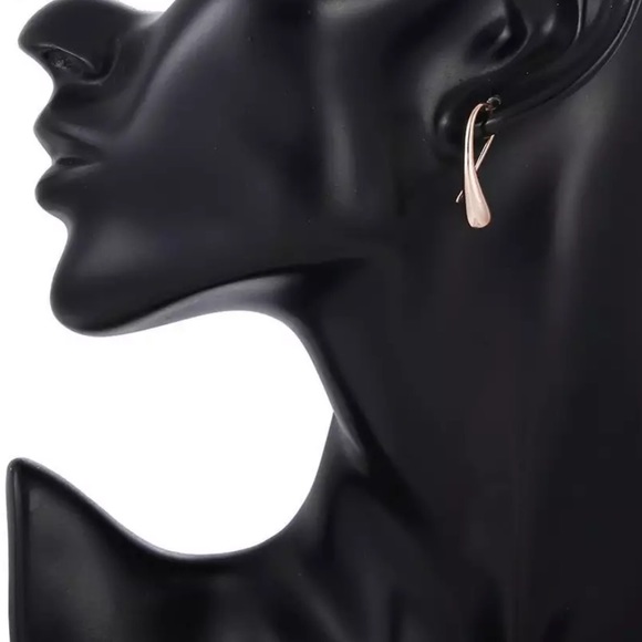 Rose Gold Earrings - Picture 2 of 2